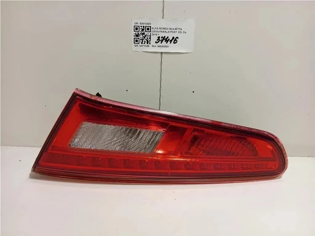 Fanale POST DX 50513400 Alfa Romeo Giulietta 2010