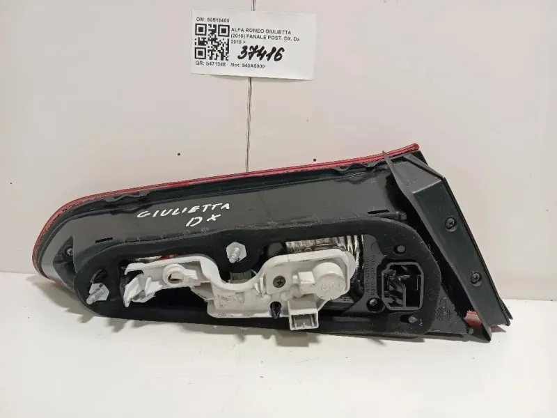 Fanale POST DX 50513400 Alfa Romeo Giulietta 2010