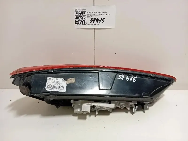 Fanale POST DX 50513400 Alfa Romeo Giulietta 2010