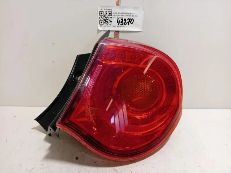 Fanale POST DX 50513612 Alfa Romeo Giulietta 2010