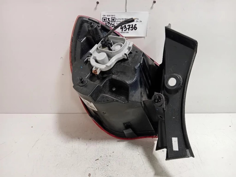 Fanale POST DX 50513612 Alfa Romeo Giulietta 2010