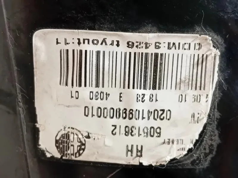 Fanale POST DX 50513612 Alfa Romeo Giulietta 2010