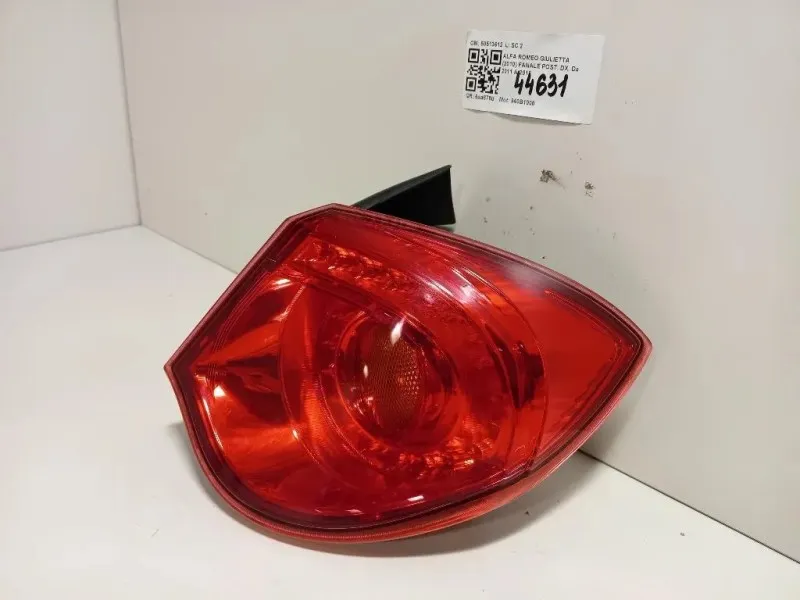 Fanale POST DX 50513612 Alfa Romeo Giulietta 2010