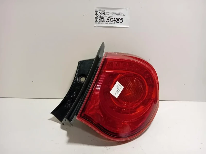 Fanale POST DX 50513612 Alfa Romeo Giulietta 2013