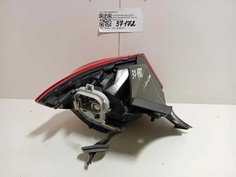 Fanale POST DX 02041099900010 Alfa Romeo Giulietta 2013