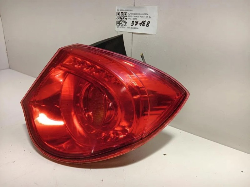 Fanale POST DX 02041099900010 Alfa Romeo Giulietta 2013