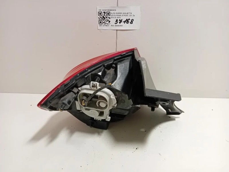 Fanale POST DX 02041099900010 Alfa Romeo Giulietta 2013