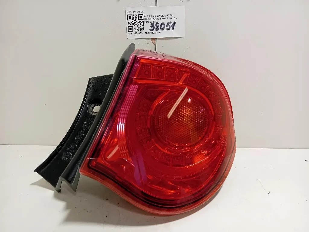 Fanale POST DX 50513612 Alfa Romeo Giulietta 2013