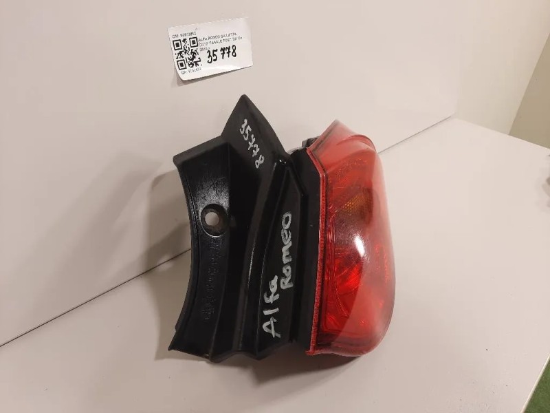 Fanale POST DX 50513612 Alfa Romeo Giulietta 2013