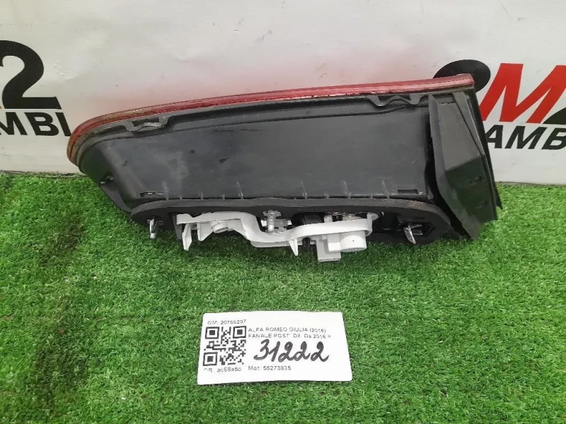 Fanale POST DX 20700207 Alfa Romeo Giulietta 2013