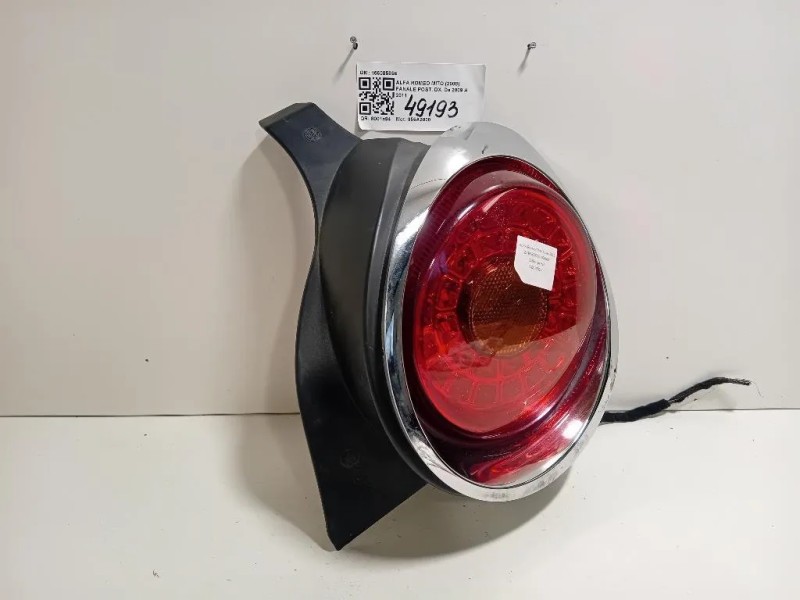 Fanale POST DX 156085852 Alfa Romeo MITO 2008