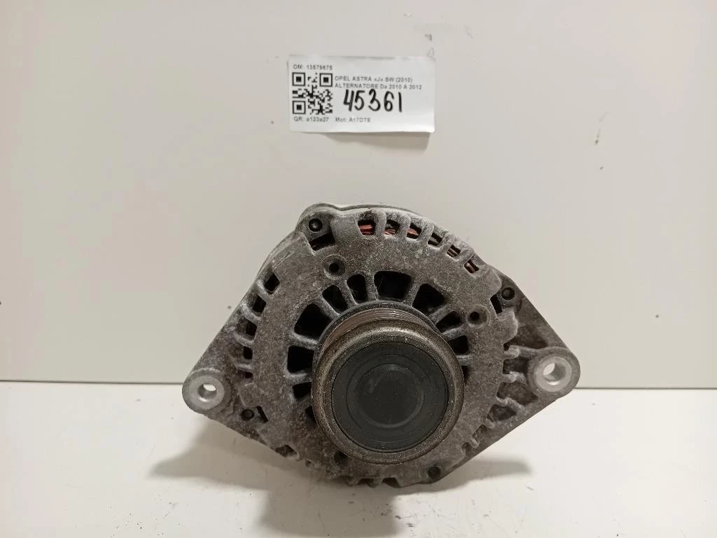 Alternatore 13579675 Opel Astra J SW 2010