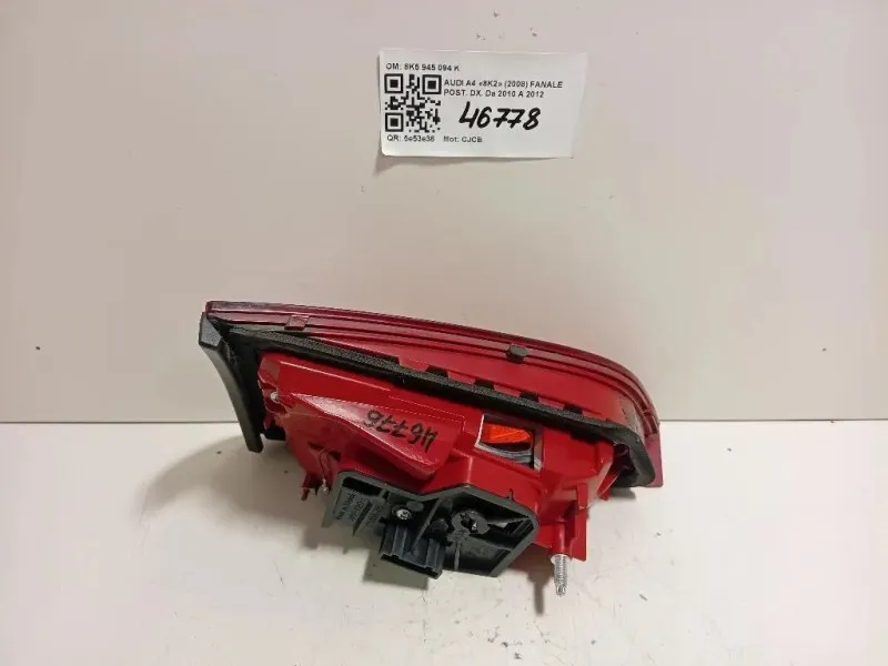 Fanale POST DX 8K5 945 094 K Audi A4 8K2 2008