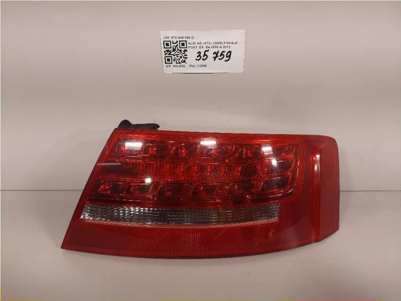 Fanale POST DX 8T0 945 096 D Audi A5 8T3 2008