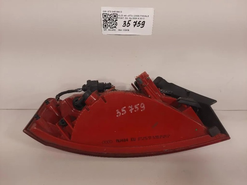 Fanale POST DX 8T0 945 096 D Audi A5 8T3 2008