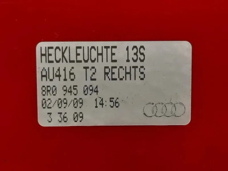 Fanale POST DX 8R0945094 Audi Q5 8RB 2009