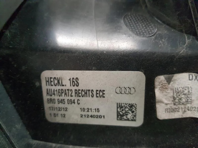 Fanale POST DX 8R0945094C Audi Q5 8RB 2012