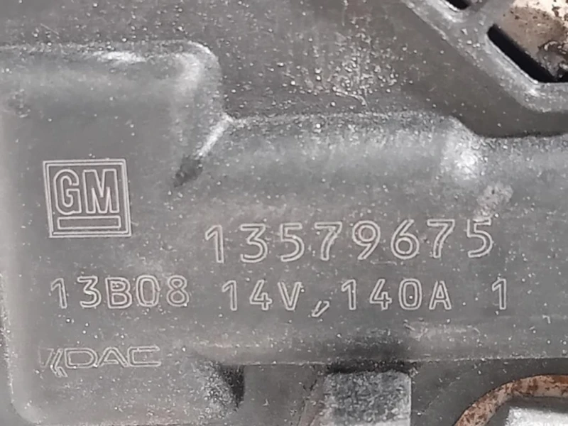 Alternatore 13579675 Opel Astra J SW 2010