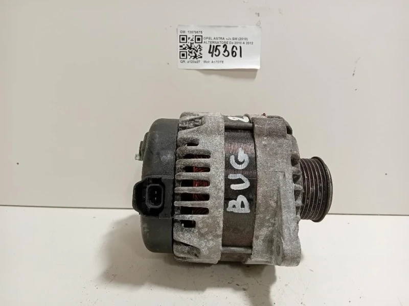 Alternatore 13579675 Opel Astra J SW 2010