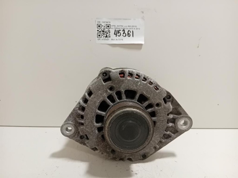 Alternatore 13579675 Opel Astra J SW 2010