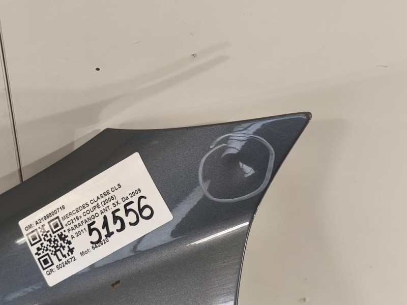 Parafango ANT SX A2198800718 Mercedes Classe CLS C219 Coupé 2005