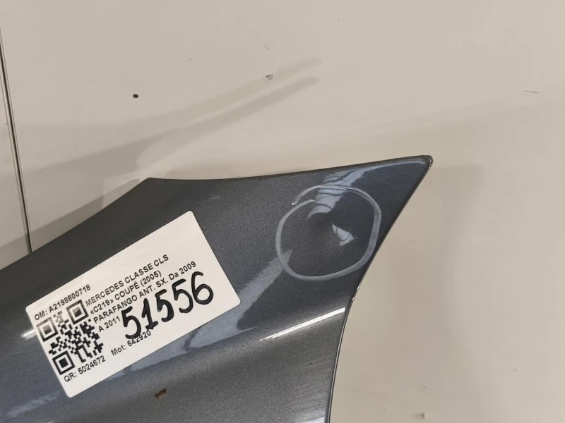 Parafango ANT SX A2198800718 Mercedes Classe CLS C219 Coupé 2005
