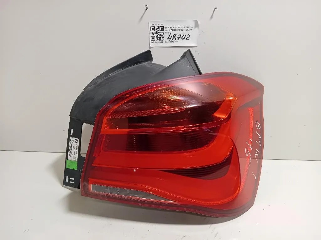Fanale POST DX 7424494 Bmw Serie 1 F20 Berlina 2015