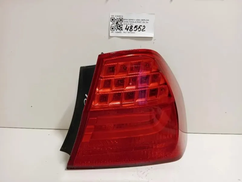 Fanale POST DX 21838014 Bmw Serie 3 E90 Berlina 2005