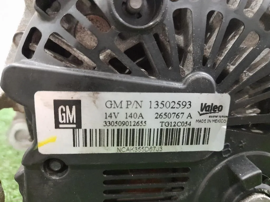 Alternatore 13502593 Opel Mokka 2013