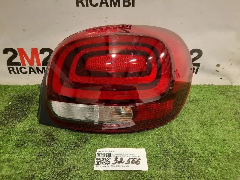 Fanale POST DX 98 122 574 80 Citroen C3 III 2016
