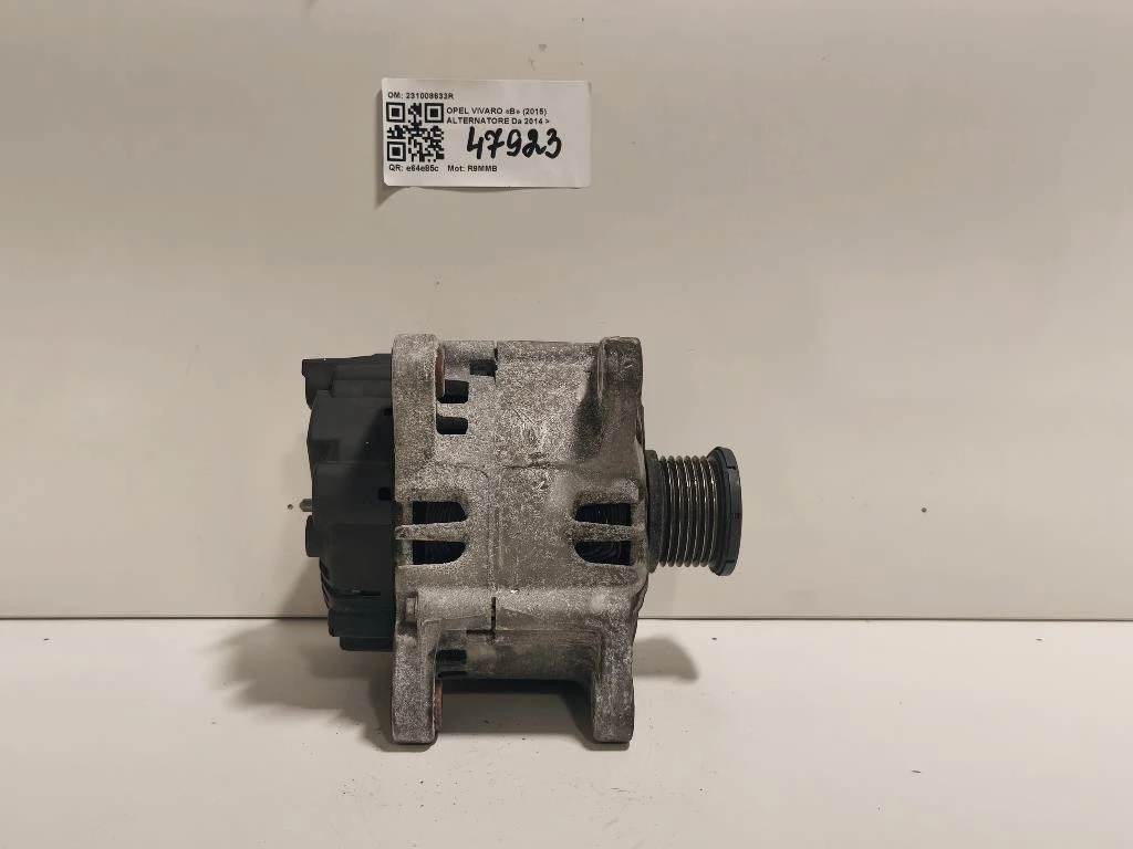Alternatore 231008633R Opel Vivaro B 2015