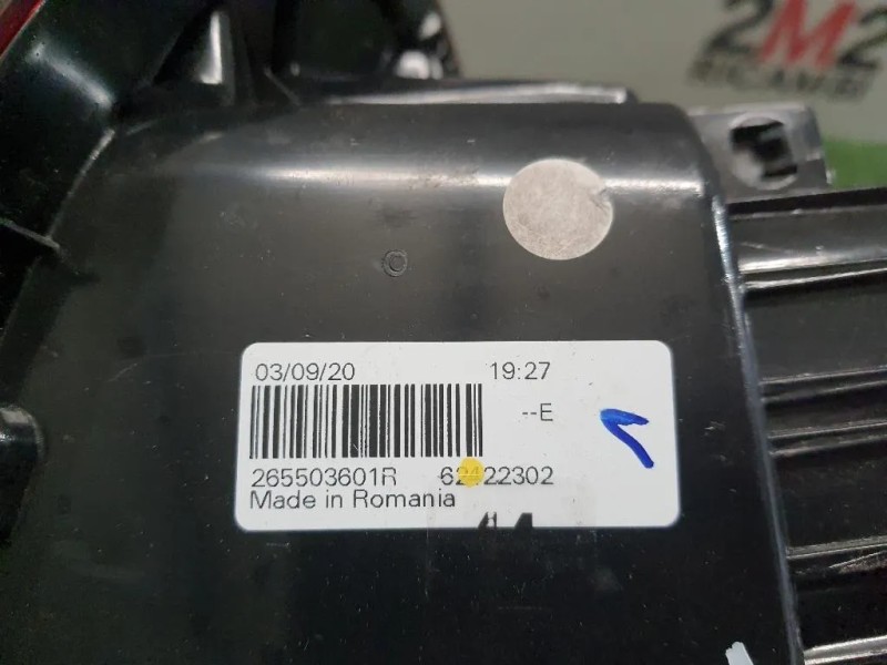 Fanale POST DX 265503601R Dacia Duster II 2018