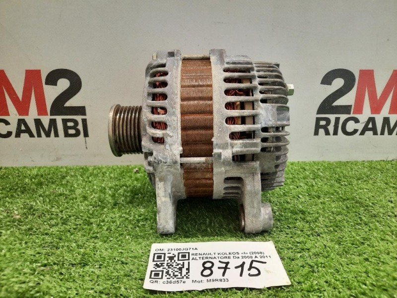 Alternatore 23100JG71A Renault Koleos I 2008