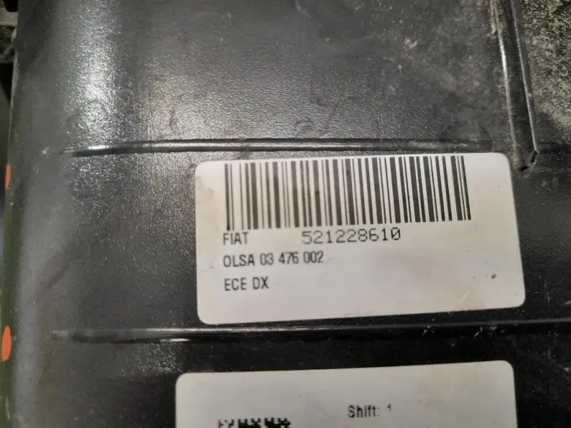 Fanale POST DX 521228610 Fiat 500L 2013