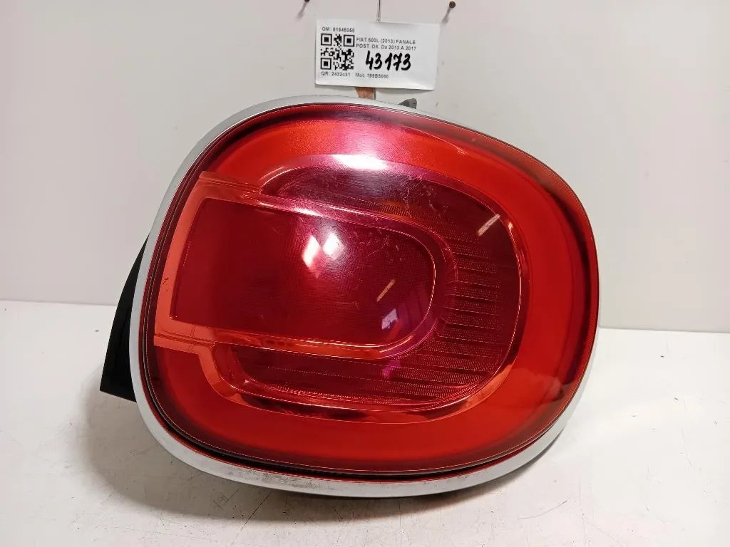 Fanale POST DX 51945058 Fiat 500L 2013