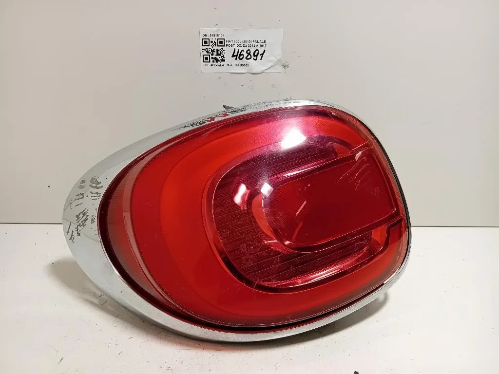 Fanale POST DX 51918104 Fiat 500L 2013