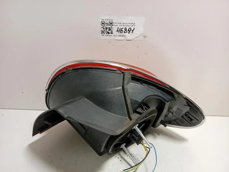 Fanale POST DX 51918104 Fiat 500L 2013