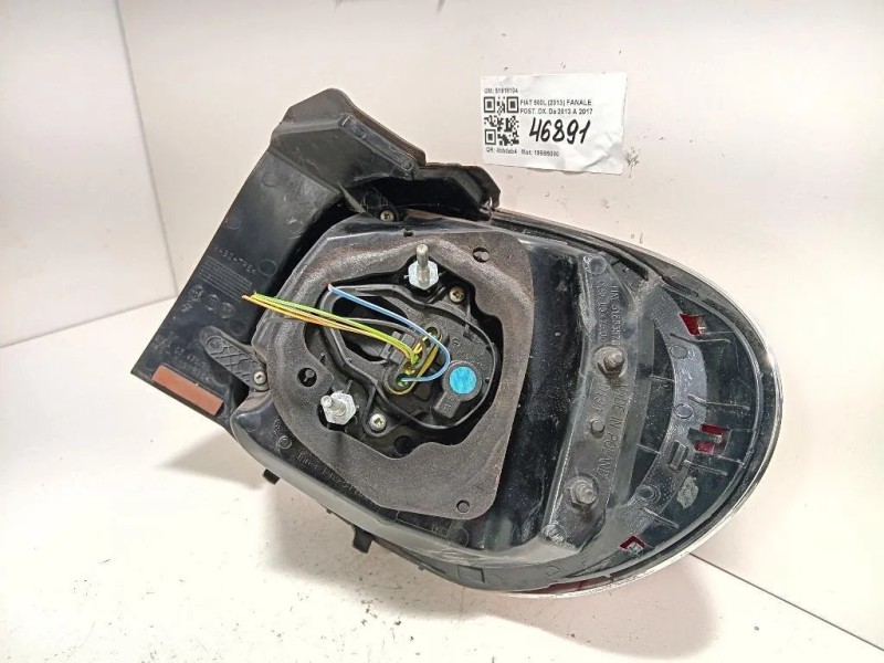 Fanale POST DX 51918104 Fiat 500L 2013