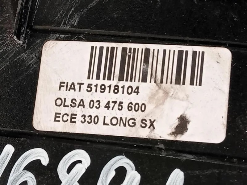 Fanale POST DX 51918104 Fiat 500L 2013