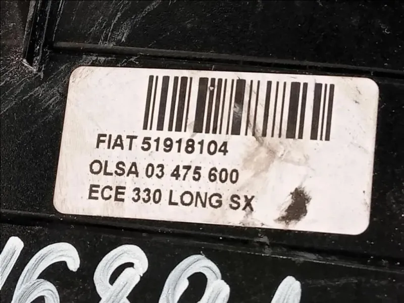 Fanale POST DX 51918104 Fiat 500L 2013