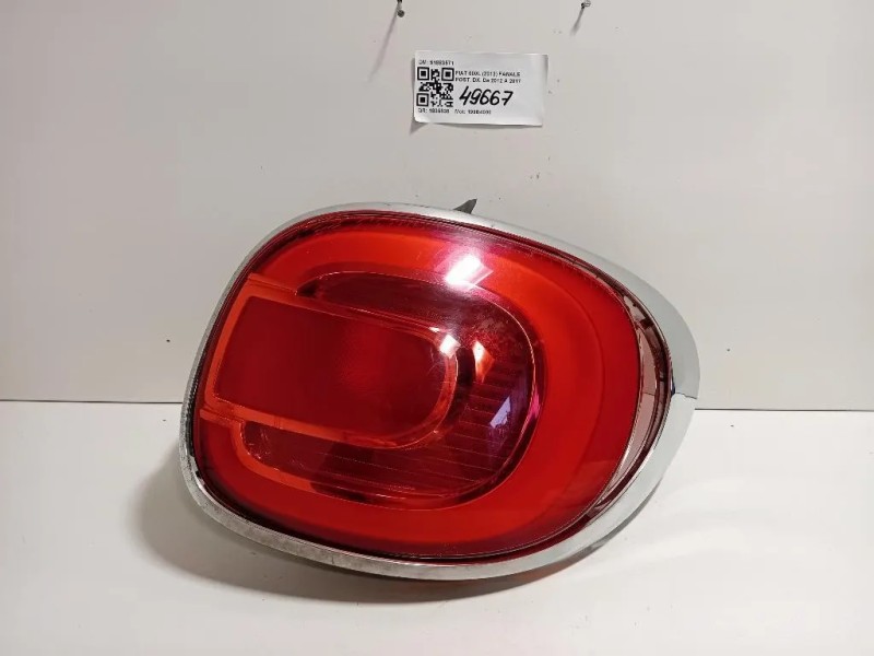Fanale POST DX 51883571 Fiat 500L 2013