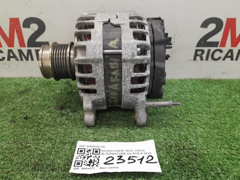 Alternatore 04B903023D Skoda Fabia NJ3 2014