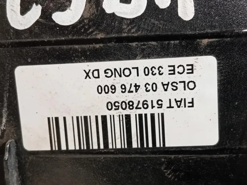 Fanale POST DX 51978050 Fiat 500L 2013