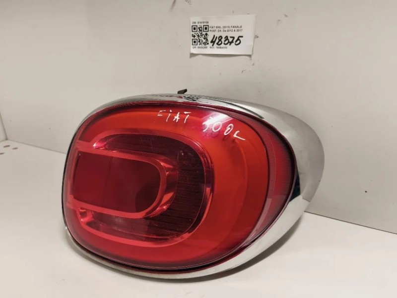 Fanale POST DX 51918105 Fiat 500L 2013