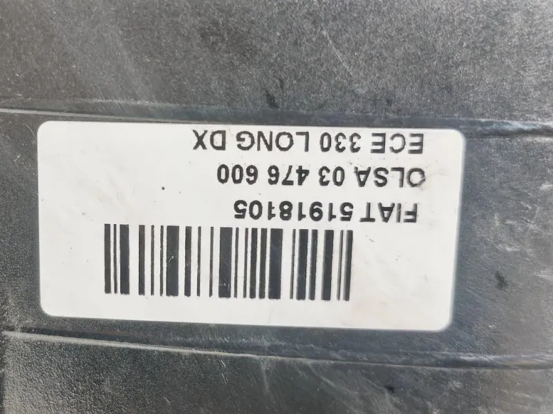 Fanale POST DX 51918105 Fiat 500L 2013