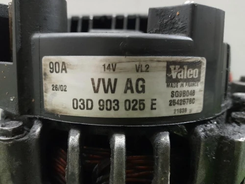 Alternatore 03D903025E Volkswagen POLO IV 2002