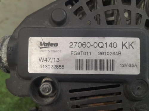 Alternatore 27060-0Q140KK Toyota Yaris IV 2012