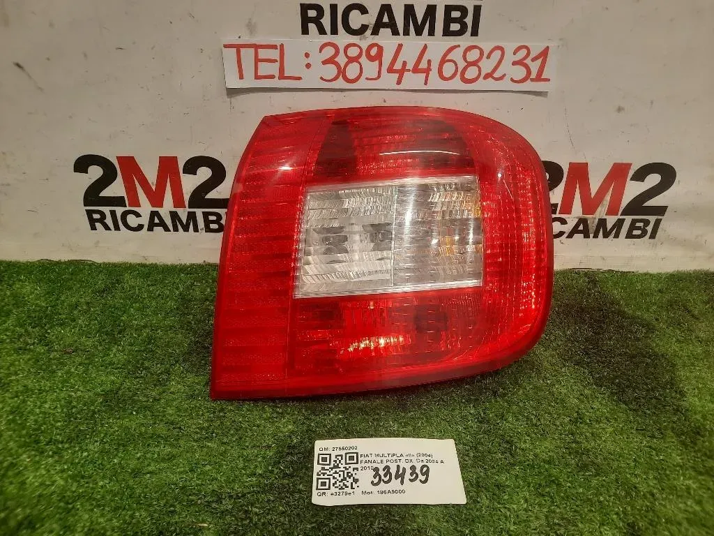 Fanale POST DX 27550202 Fiat Multipla II 2004