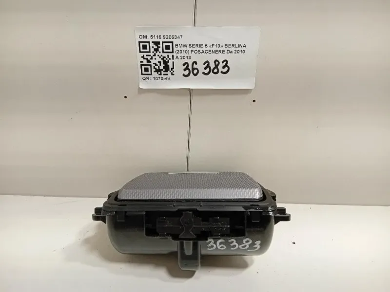 Posacenere 5116 9206347 Bmw Serie 5 F10 Berlina 2010