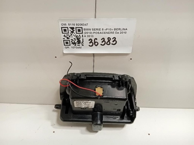 Posacenere 5116 9206347 Bmw Serie 5 F10 Berlina 2010